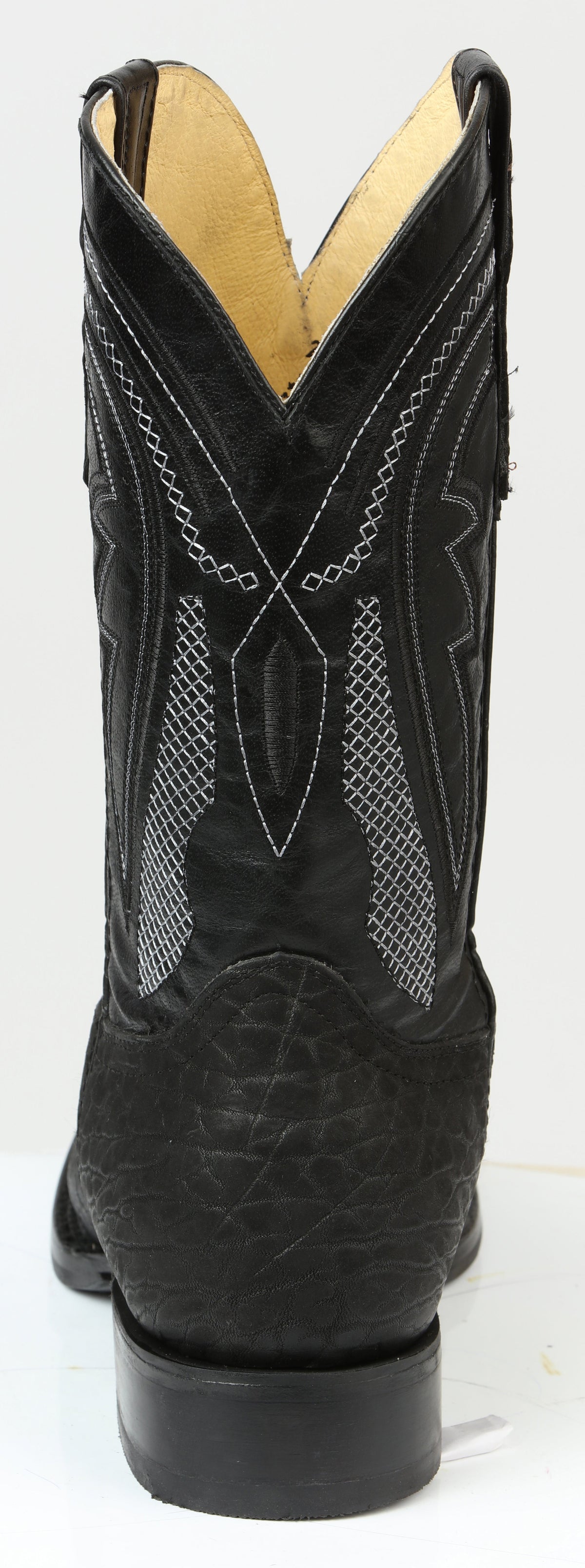 Men’s El General Western Boots - Bull Shoulder Black 45666