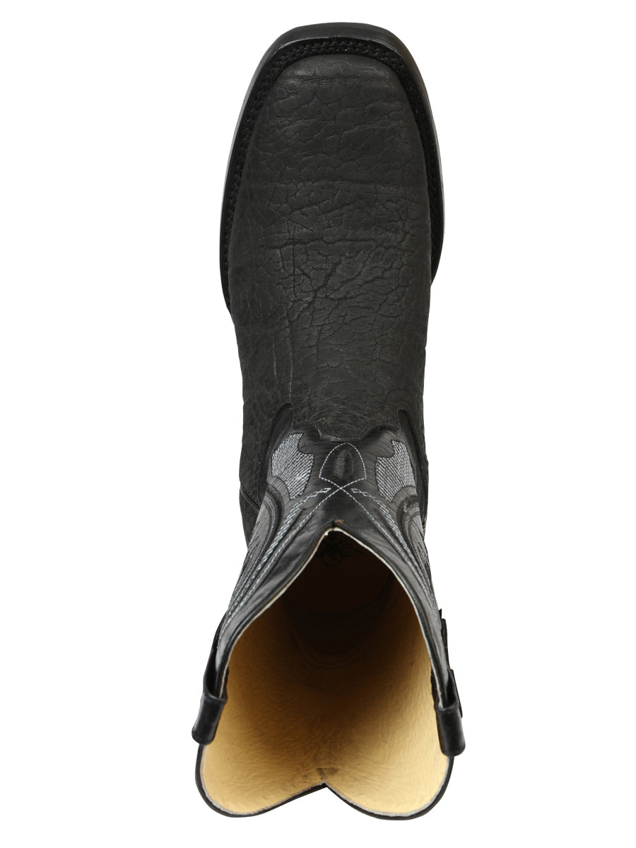 Men’s El General Western Boots - Bull Shoulder Black 45666