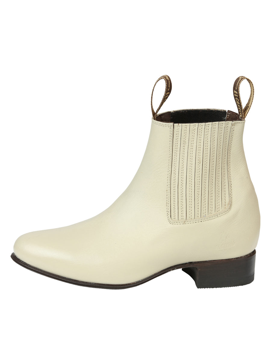 El Canelo Men’s Charro Boots - Oyster Color 45759