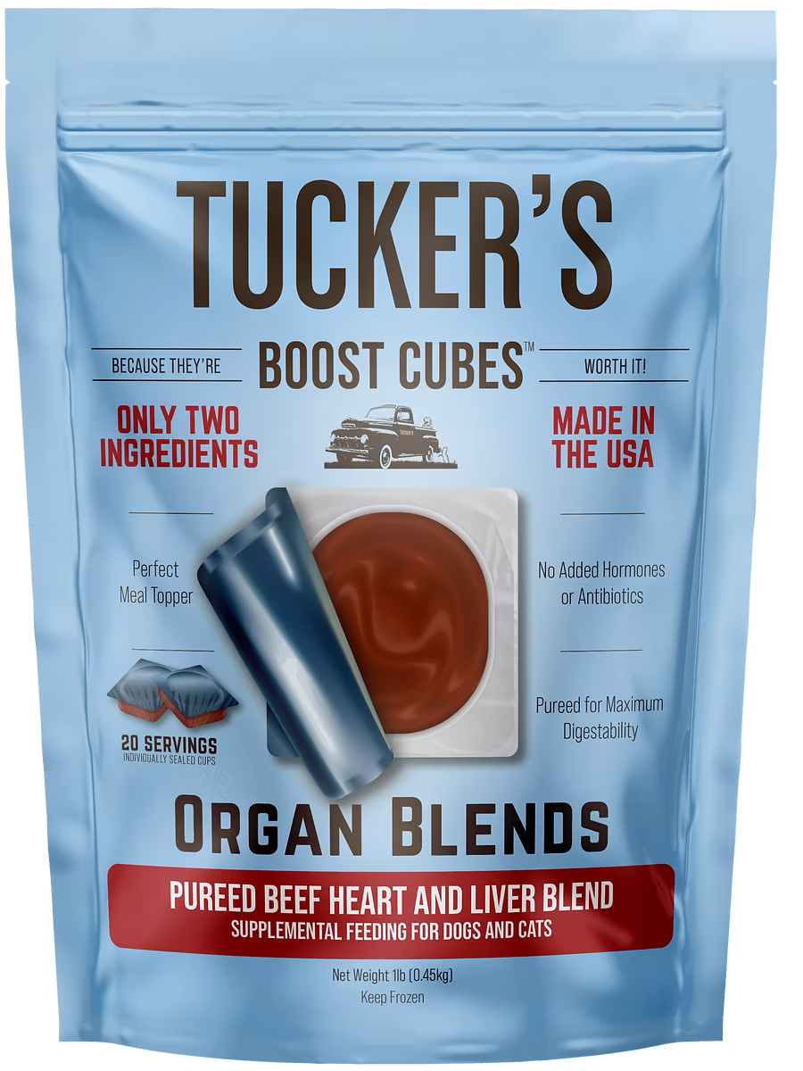 Tucker's Dog Food Boost Cube Beef Heart (1lb)
