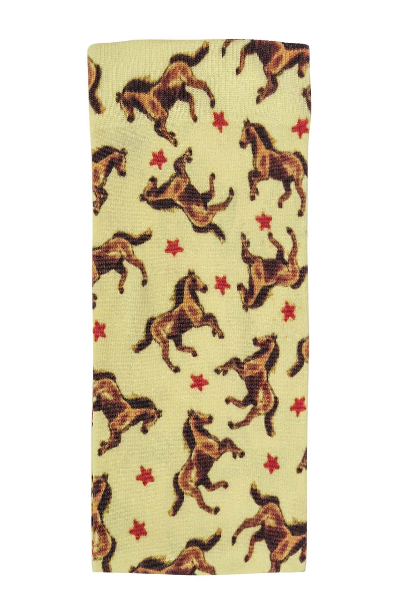 AWST Int'l Starlight Horses Socks: Light Green / STD