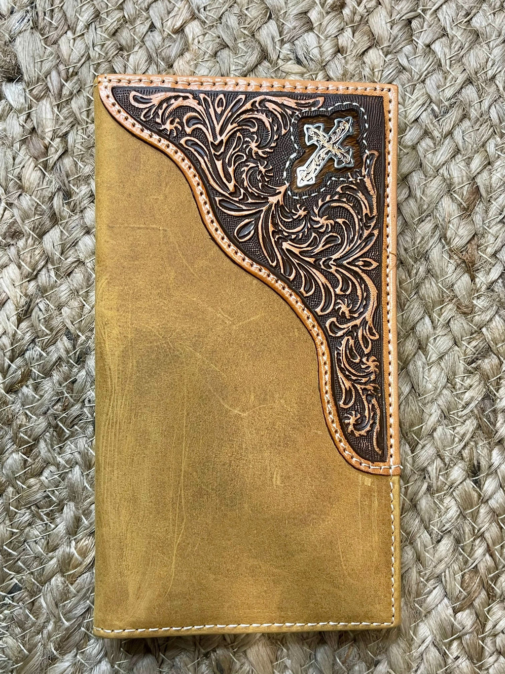Cross Tooled Rodeo Wallet - SALE