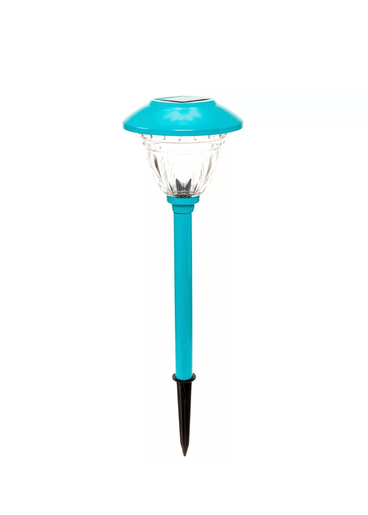 10 Pack Solar Pathway LED Lights Outdoor-Stainless Steel ( Turquoise )