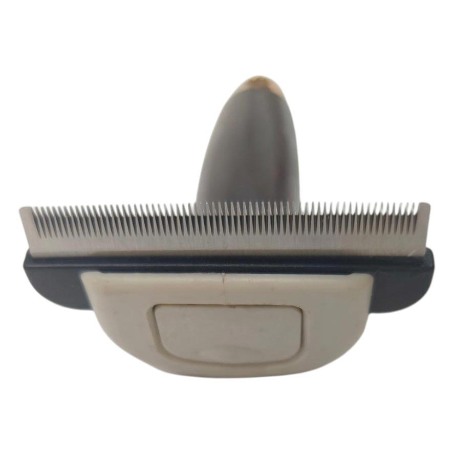 Tuffrider Metal Blade Moulting Comb with Soft Gel Grip