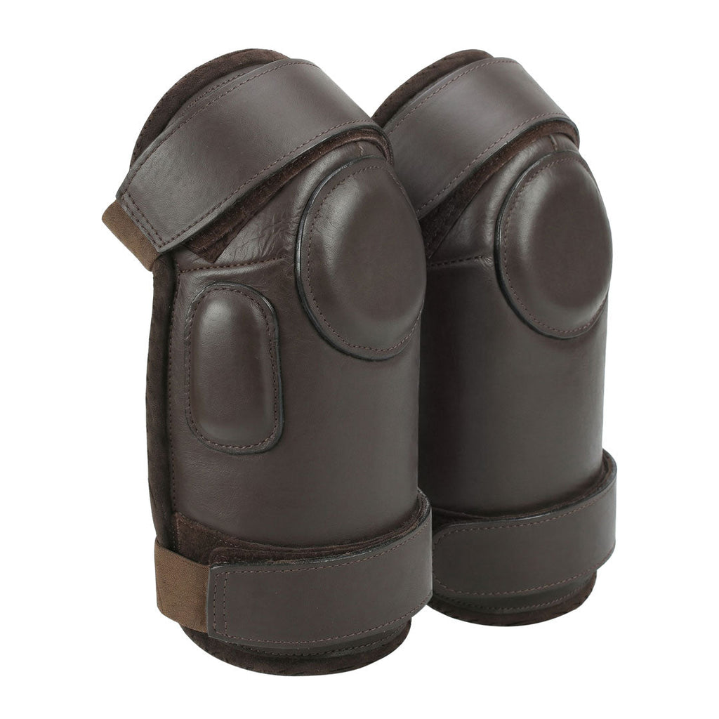 TuffRider Handcrafted Leather Polo Youth Knee Guards