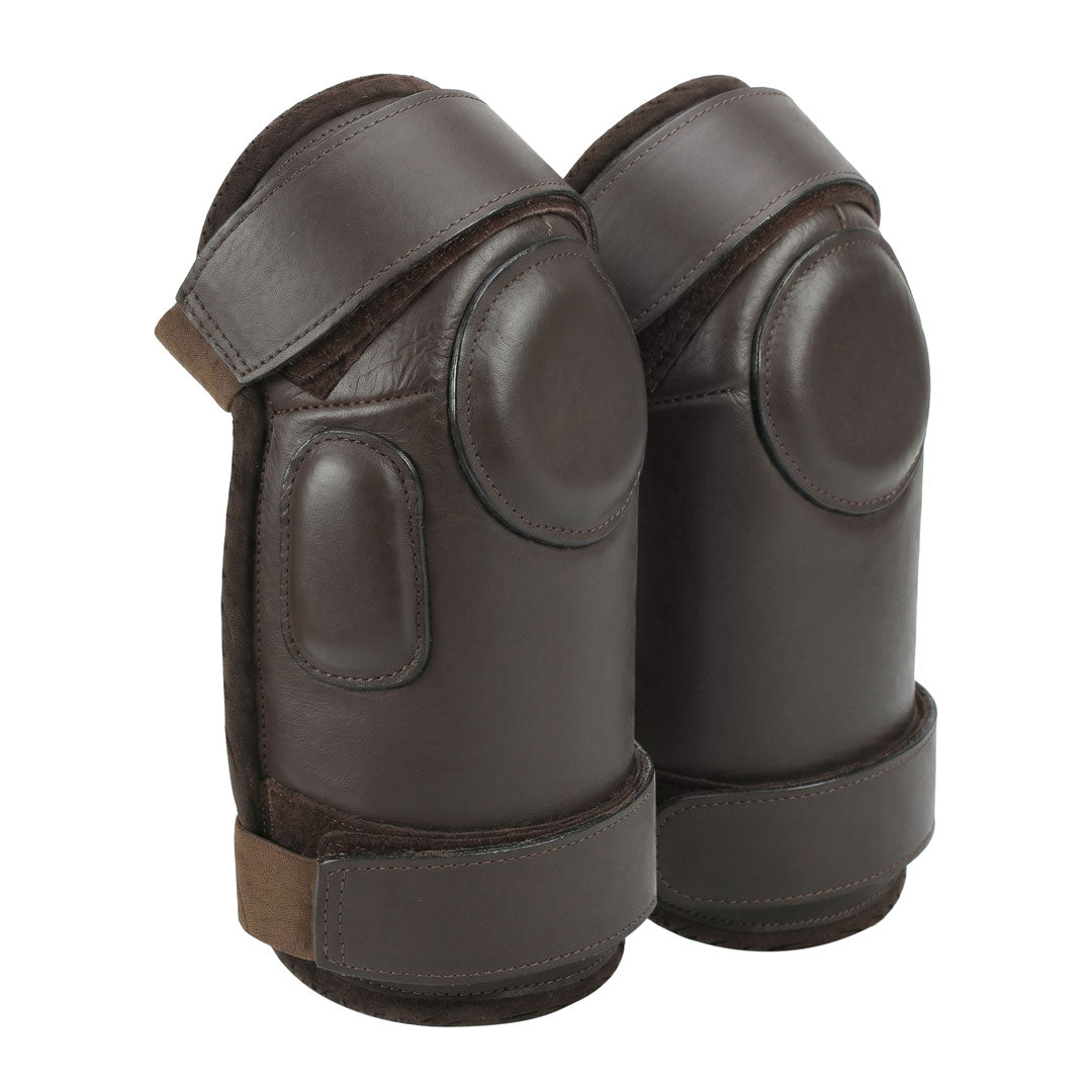 TuffRider Handcrafted Leather Polo Youth Knee Guards