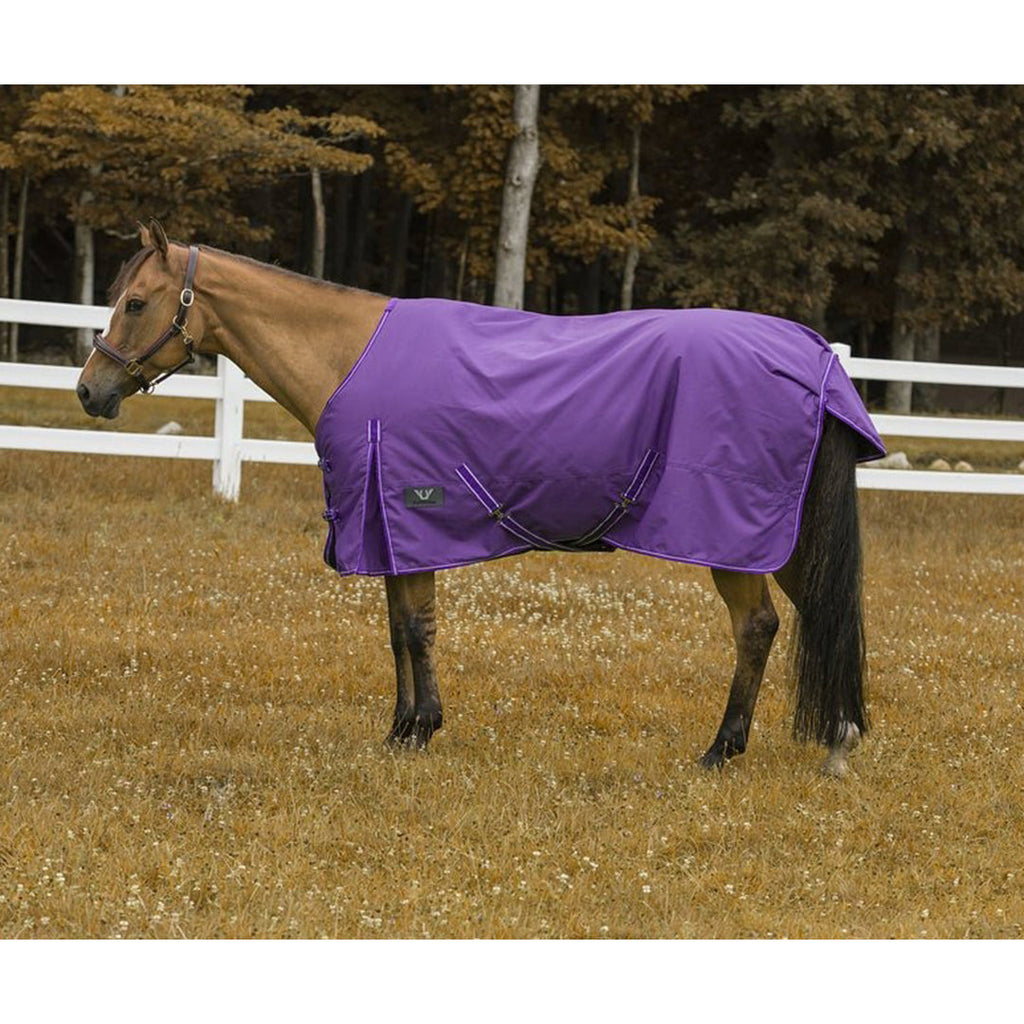 TuffRider 600 D  Comfy Winter Ripstop Turnout Blanket Medium Weight 200 GSM Standard Neck
