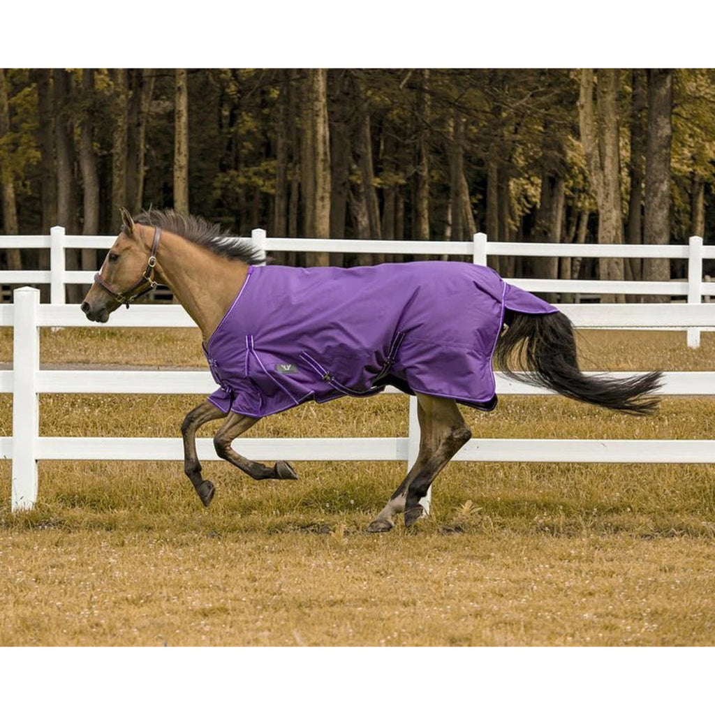 TuffRider 600 D  Comfy Winter Ripstop Turnout Blanket Medium Weight 200 GSM Standard Neck