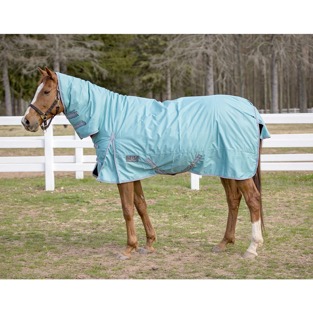 TuffRider 600 D Comfy Winter Medium Weight Ripstop Turnout Blanket w/ Combo Neck- 200 GSM