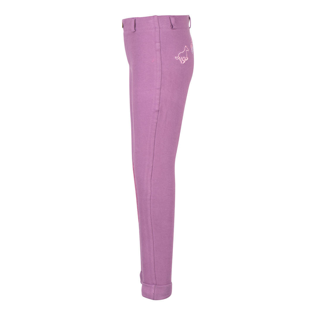 TuffRider Children's Cotton Embroidered Pull-On Jodhpurs