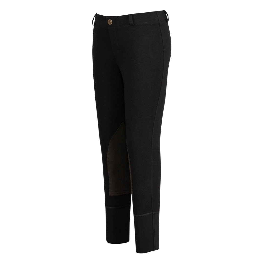 TuffRider Children's Starter Lowrise Pull-On Knee Patch Breeches