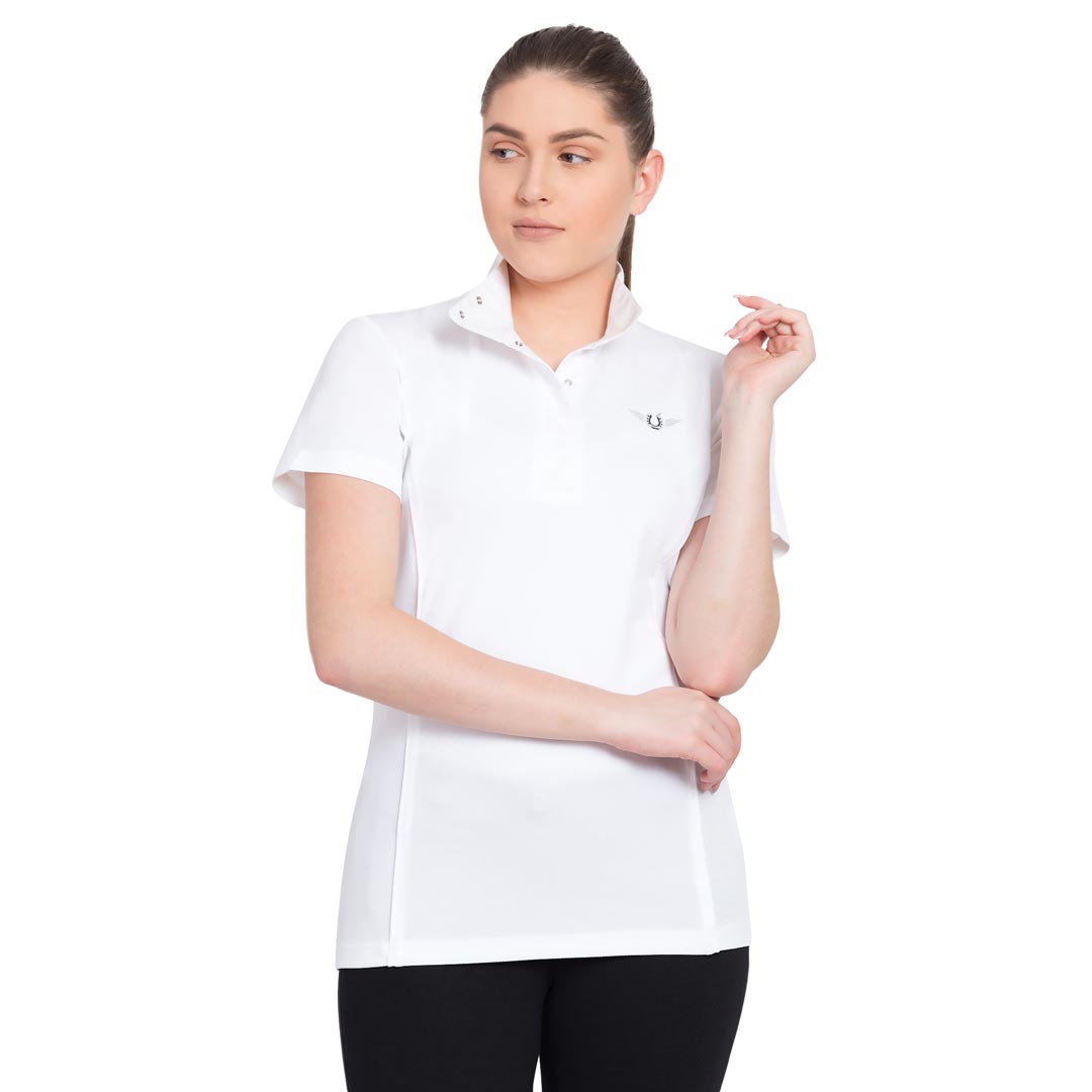 TuffRider Ladies Kirby Kwik Dry Short Sleeve Show Shirt