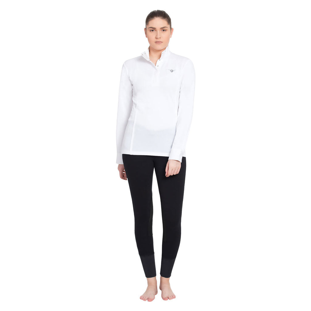 TuffRider Ladies Kirby Kwik Dry Long Sleeve Show Shirt
