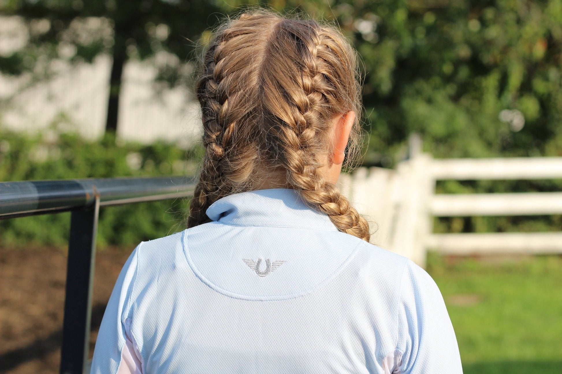 TuffRider Youth Long Sleeve Ventilated Technical Sport Shirt – UV Protection, Quick-Dry, Mesh Undersleeves