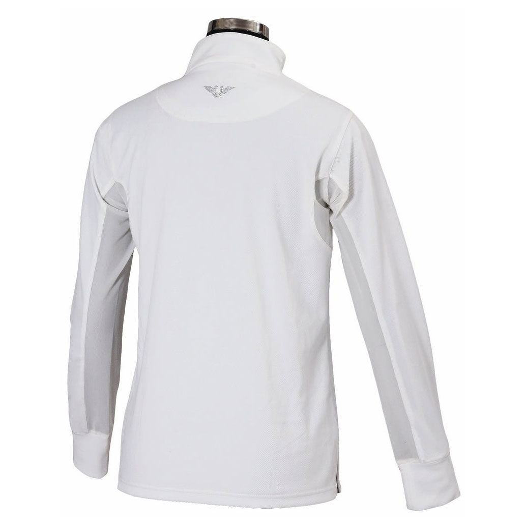 TuffRider Youth Long Sleeve Ventilated Technical Sport Shirt – UV Protection, Quick-Dry, Mesh Undersleeves
