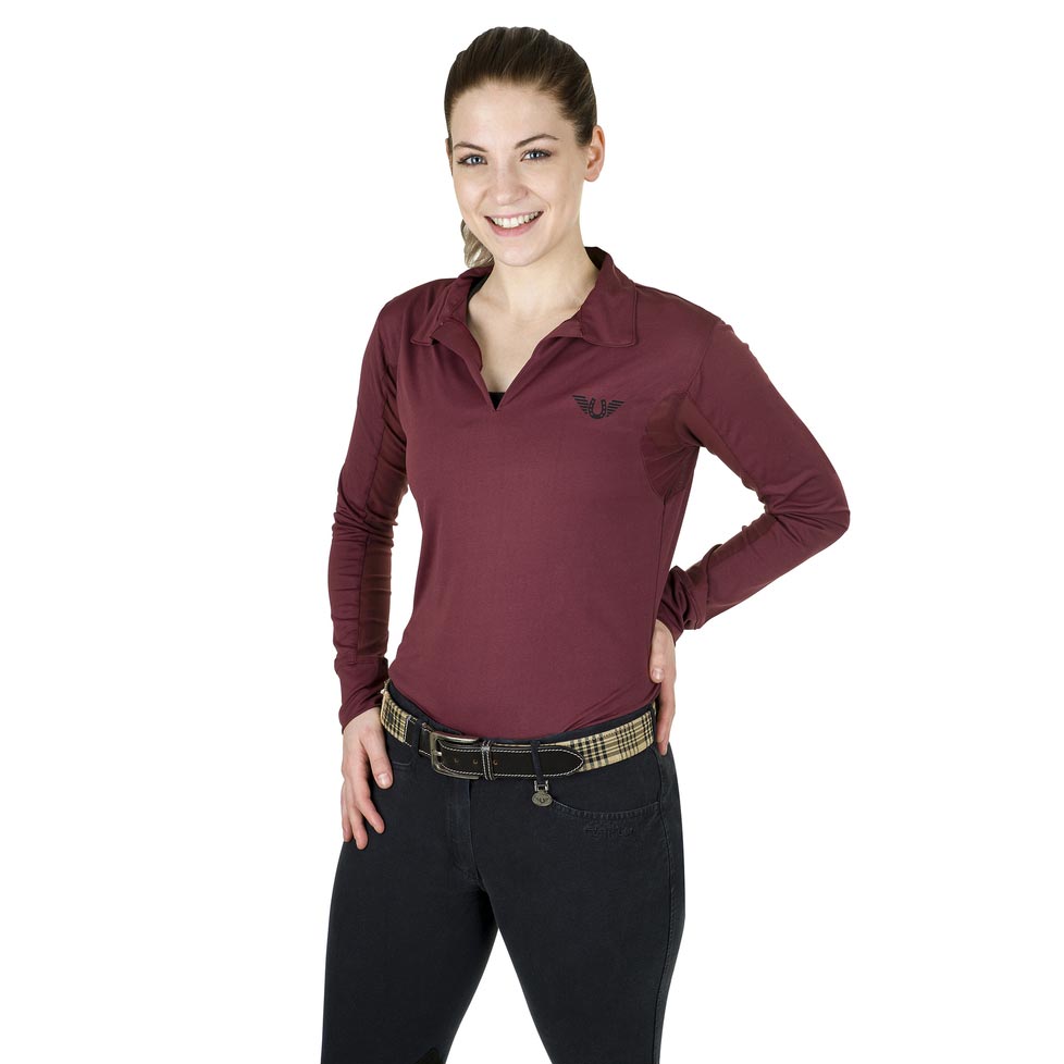 TuffRider Ladies Taylor Long Sleeve Polo