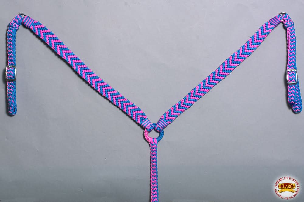 Hilason Horse Breast Collar Flat Braided Paracord
