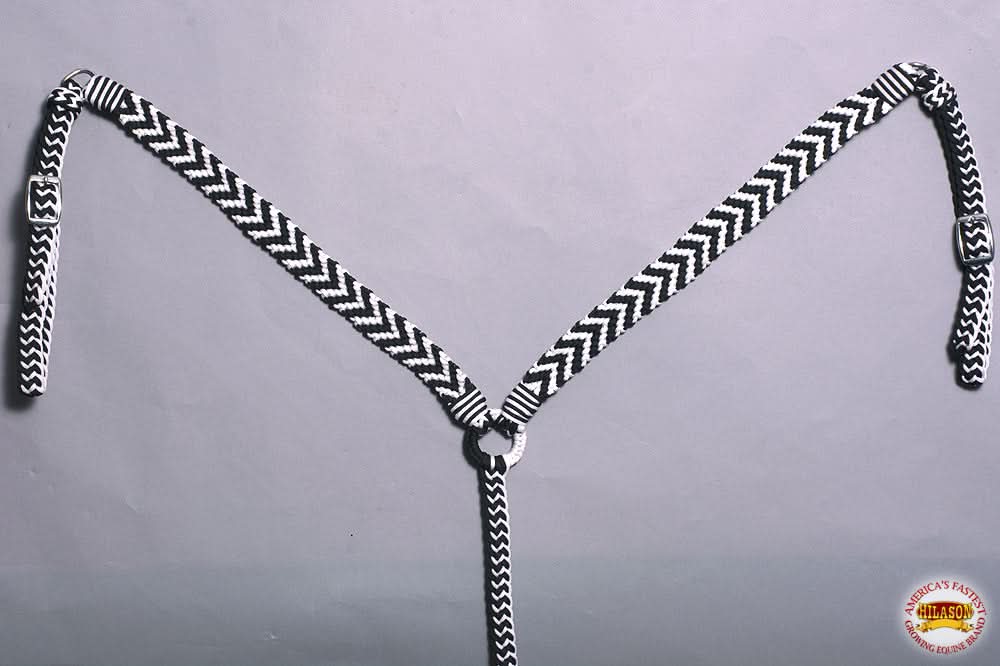 Hilason Horse Breast Collar Flat Braided Paracord