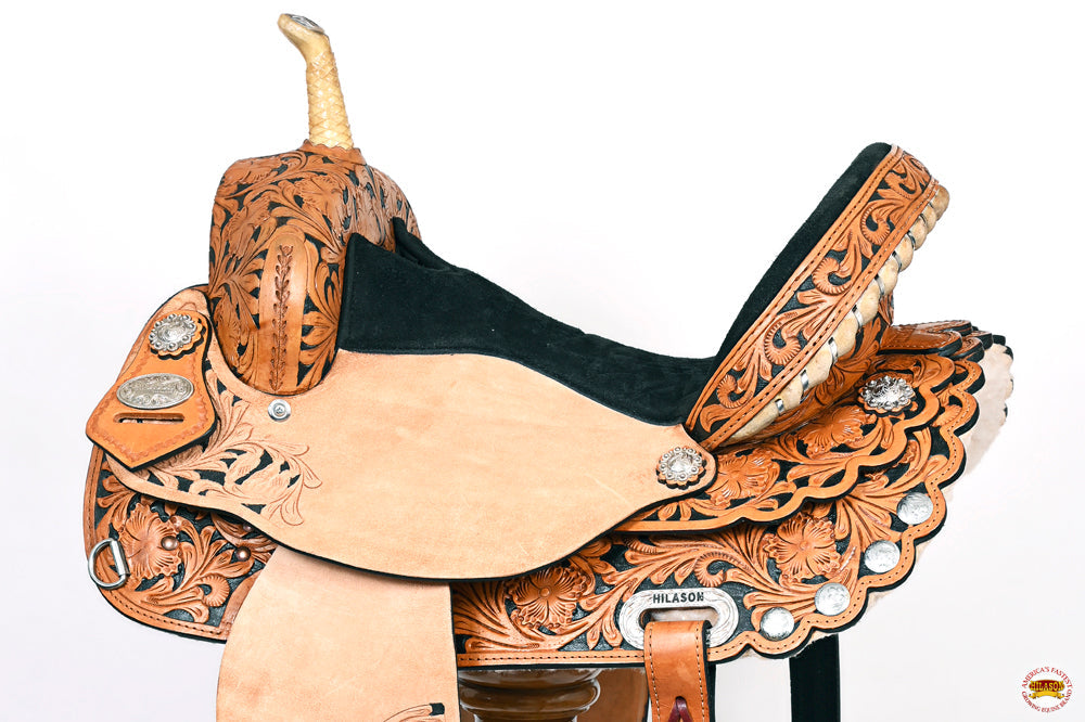 Flex Tree Western Horse Saddle American Leather Trail Barrel Racing By Hilason