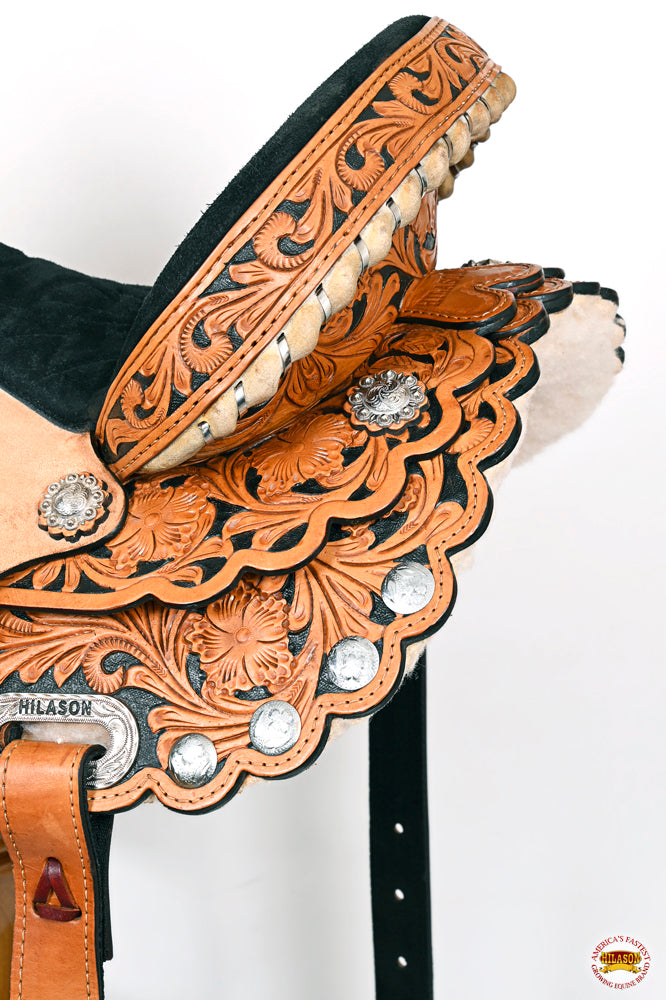 Flex Tree Western Horse Saddle American Leather Trail Barrel Racing By Hilason