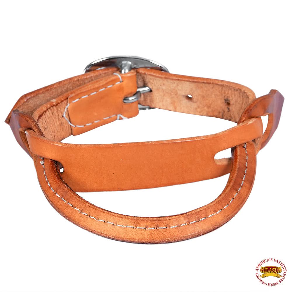 HILASON Horse Saddle Safety Leather Night Latch Adjustable Handle