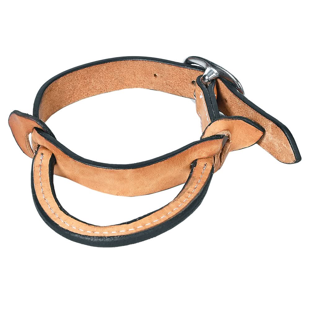 HILASON Horse Saddle Safety Leather Night Latch Adjustable Handle