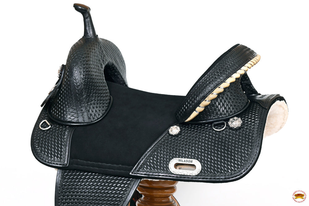 Hilason Western Horse Saddle Treeless Trail Barrel American Leather