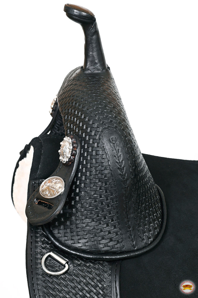Hilason Western Horse Saddle Treeless Trail Barrel American Leather
