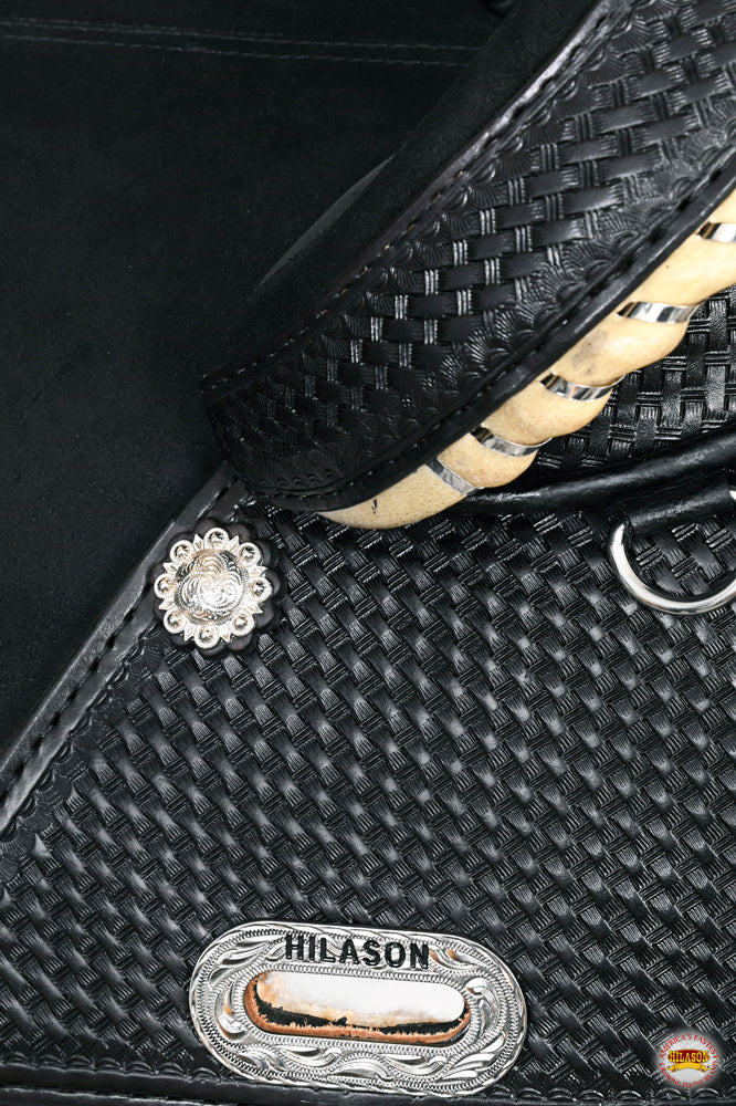 Hilason Western Horse Saddle Treeless Trail Barrel American Leather