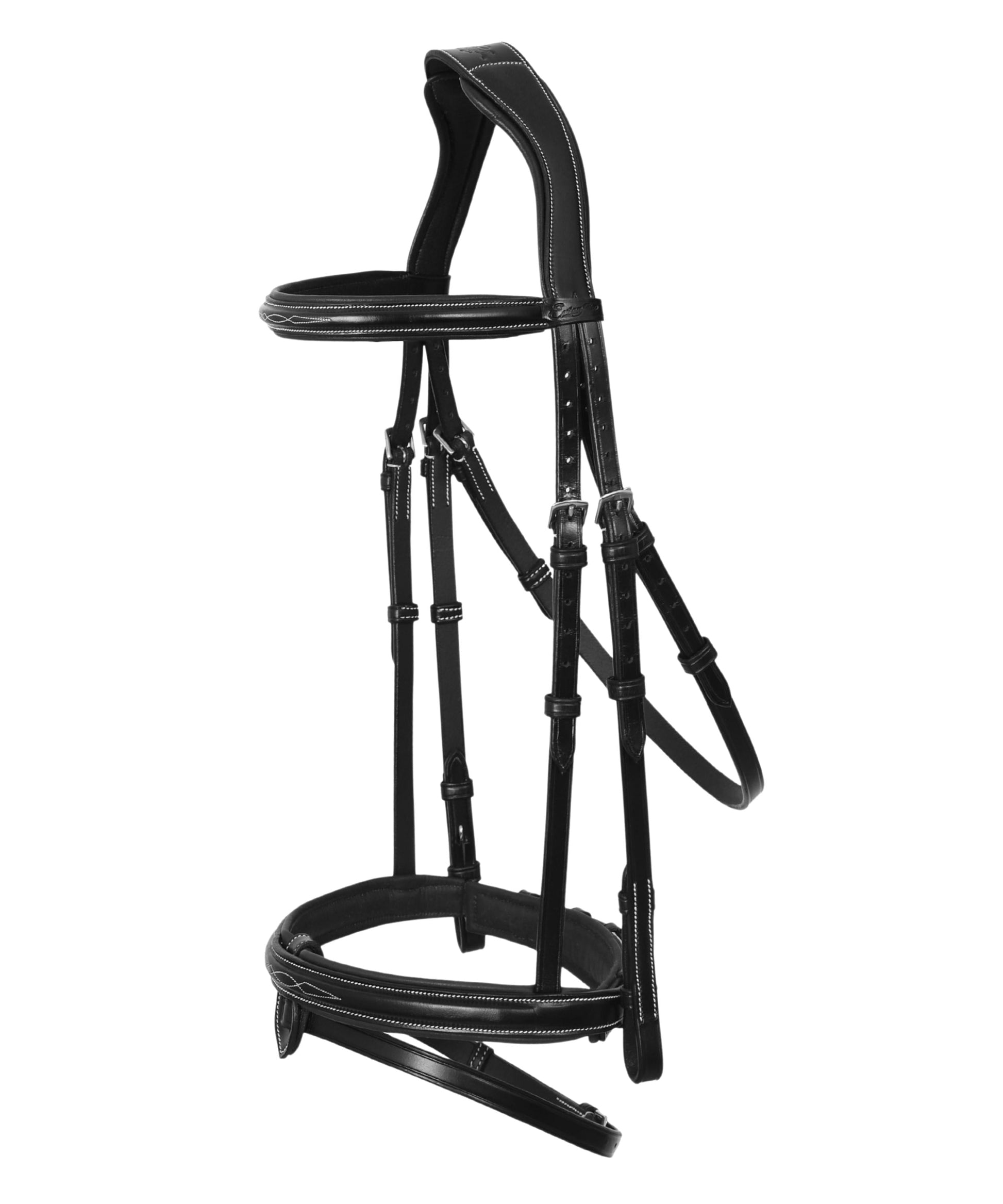 ExionPro 'Phoenix' Convertible Jumping Bridle with Removable Flash & Reins