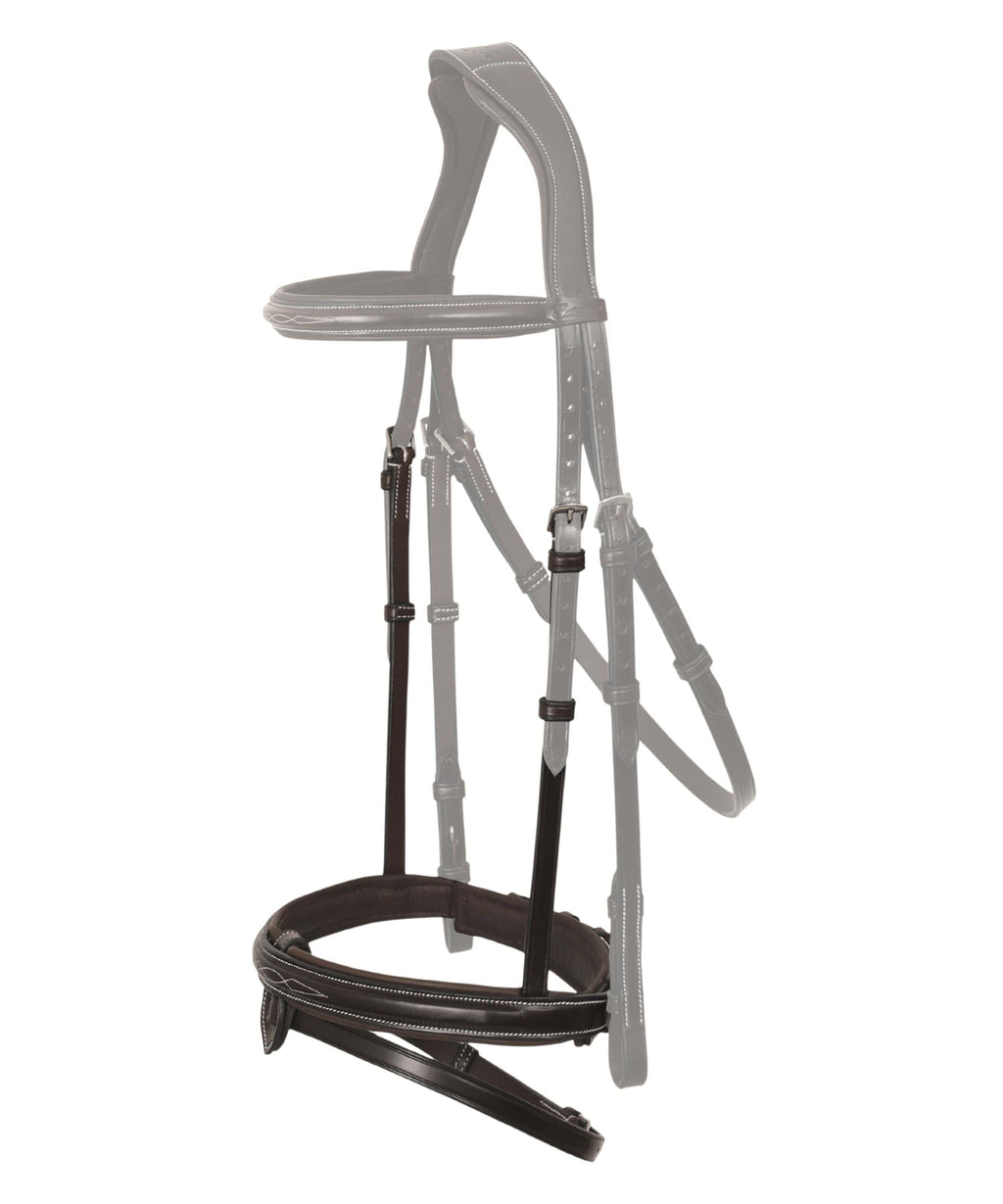 Replacement Noseband of ExionPro 'Phoenix' Convertible Jumping Bridle with Removable Flash