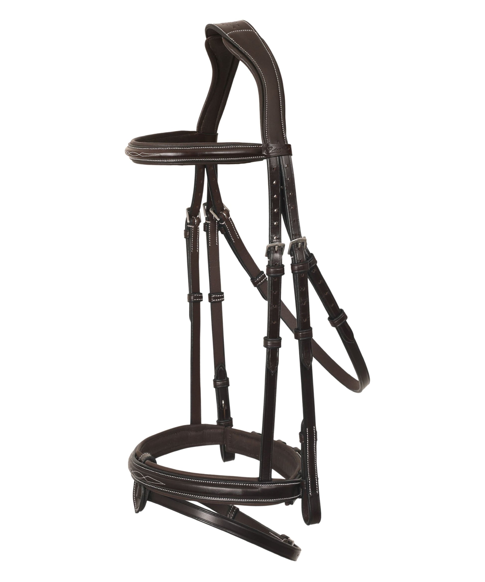 ExionPro 'Phoenix' Convertible Jumping Bridle with Removable Flash & Reins