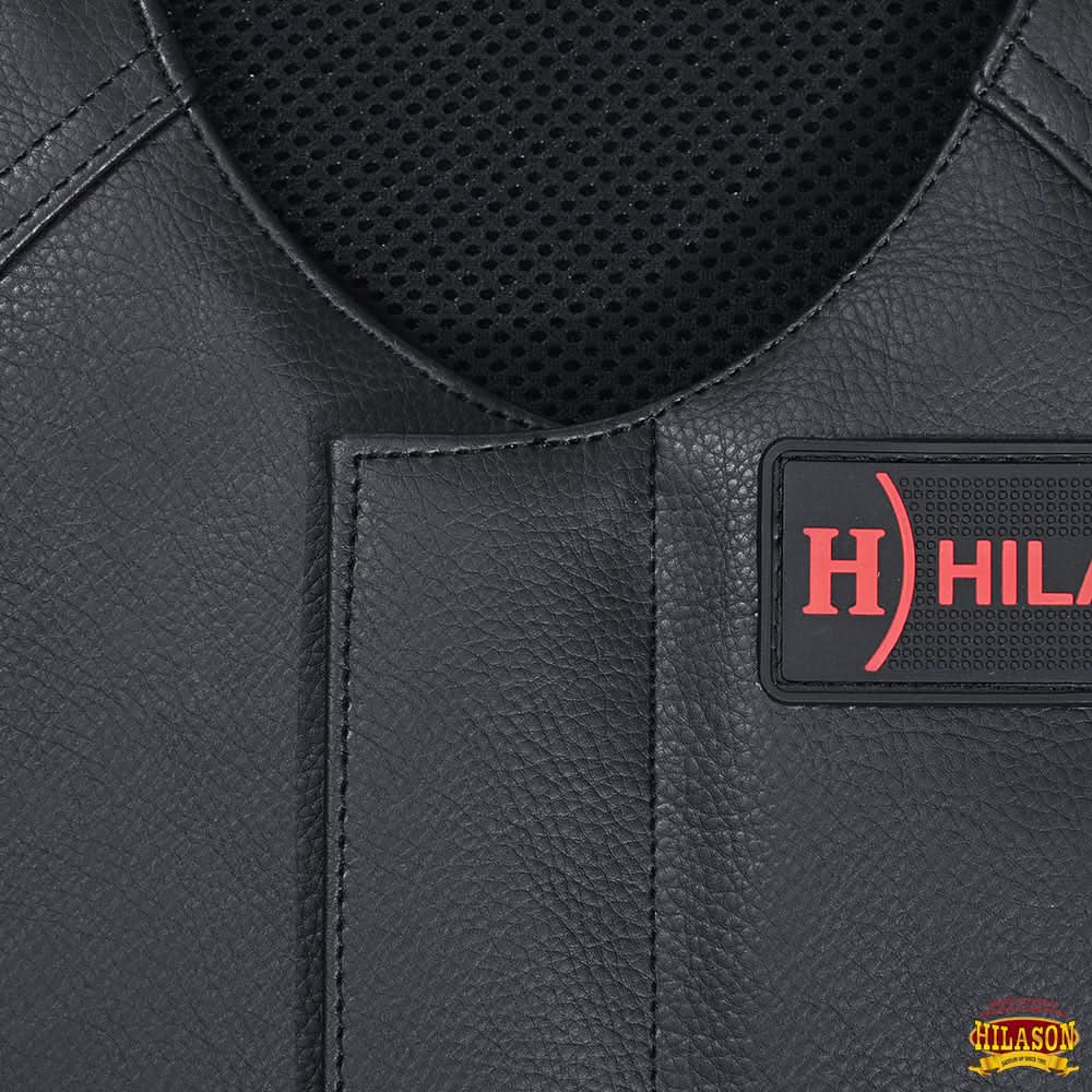 Equestrian Horse Riding Vest Safety Protective Junior Leather Rodeo