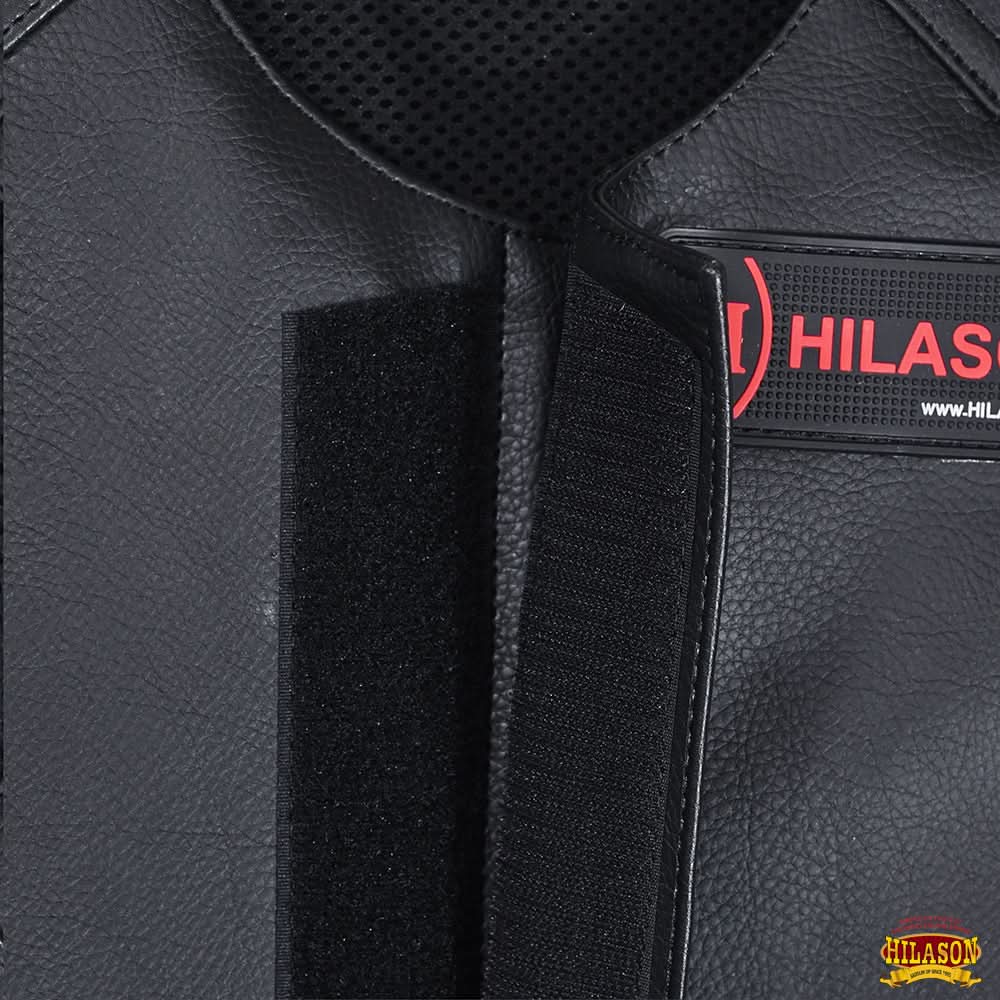 Equestrian Horse Riding Vest Safety Protective Junior Leather Rodeo