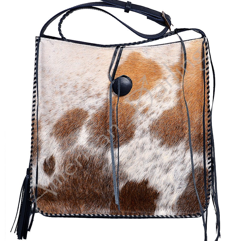 American Darling Messenger Hair-On Genuine Leather women bag western handbag purse