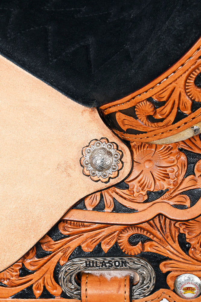 Flex Tree Western Horse Saddle American Leather Trail Barrel Racing By Hilason