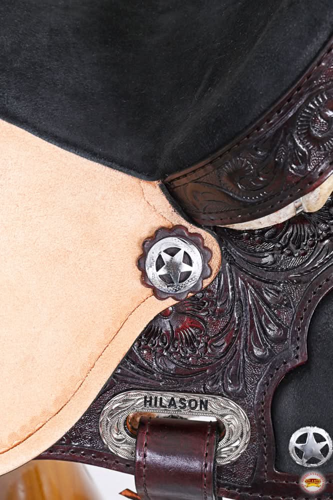 Flex Tree Western Horse Saddle American Leather Trail Barrel By Hilason
