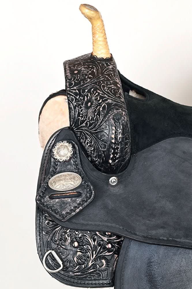 Flex Tree Western Horse Saddle American Leather Trail Barrel By Hilason