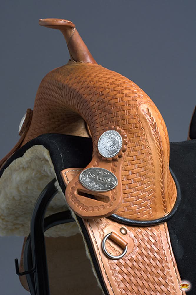 Hilason Western Horse Trail Barrel Racing American Leather Saddle