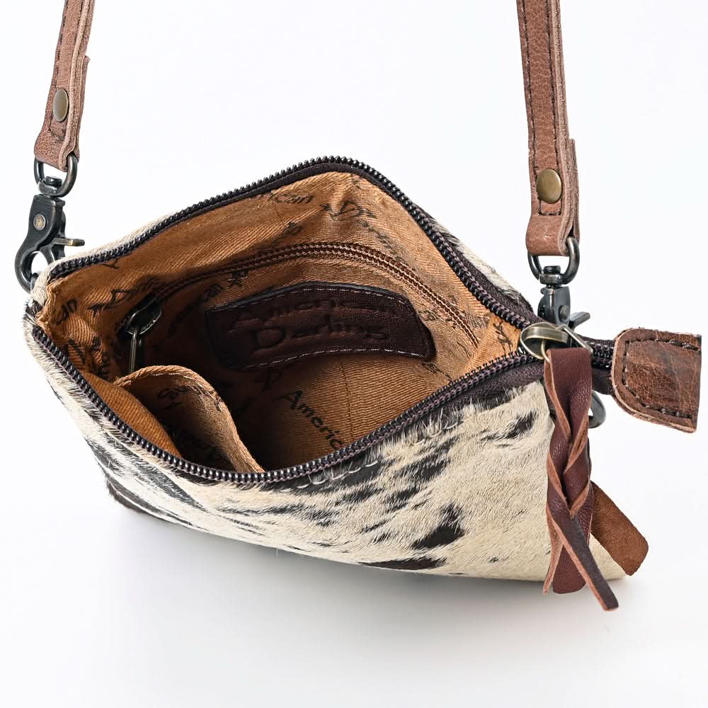 American Darling Cross Body Hair On Genuine Leather Women Bag Western Handbag Purse