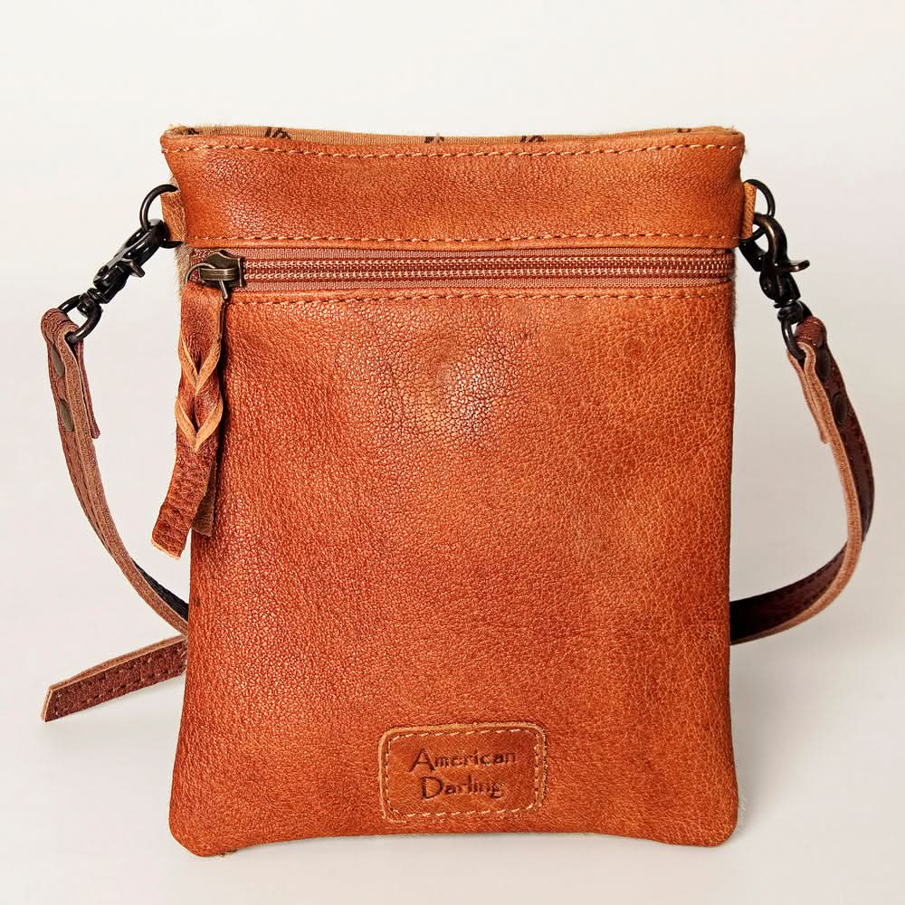 American Darling Cross Body Hair On Genuine Leather Women Bag Western Handbag Purse