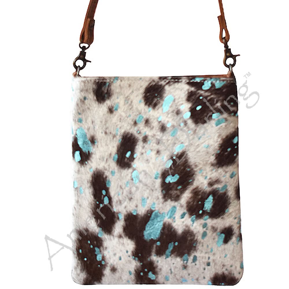 American Darling Cross Body Hair On Genuine Leather Women Bag Western Handbag Purse