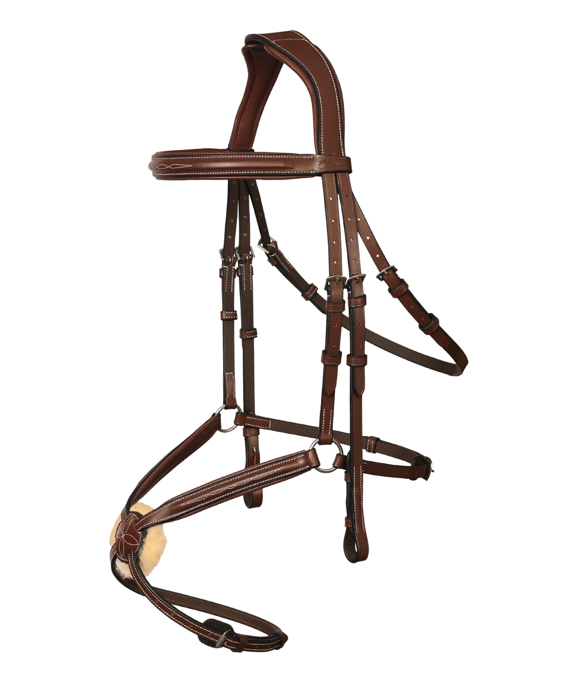 ExionPro 'Vela' Figure 8 Jumping Bridle with Reins