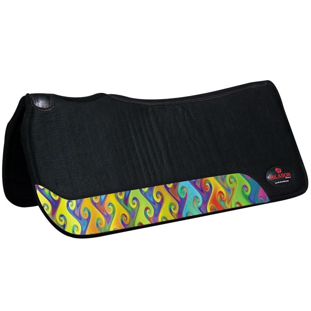 HILASON 31 In X 30 In Western Horse 100% Wool Felt Saddle Pad
