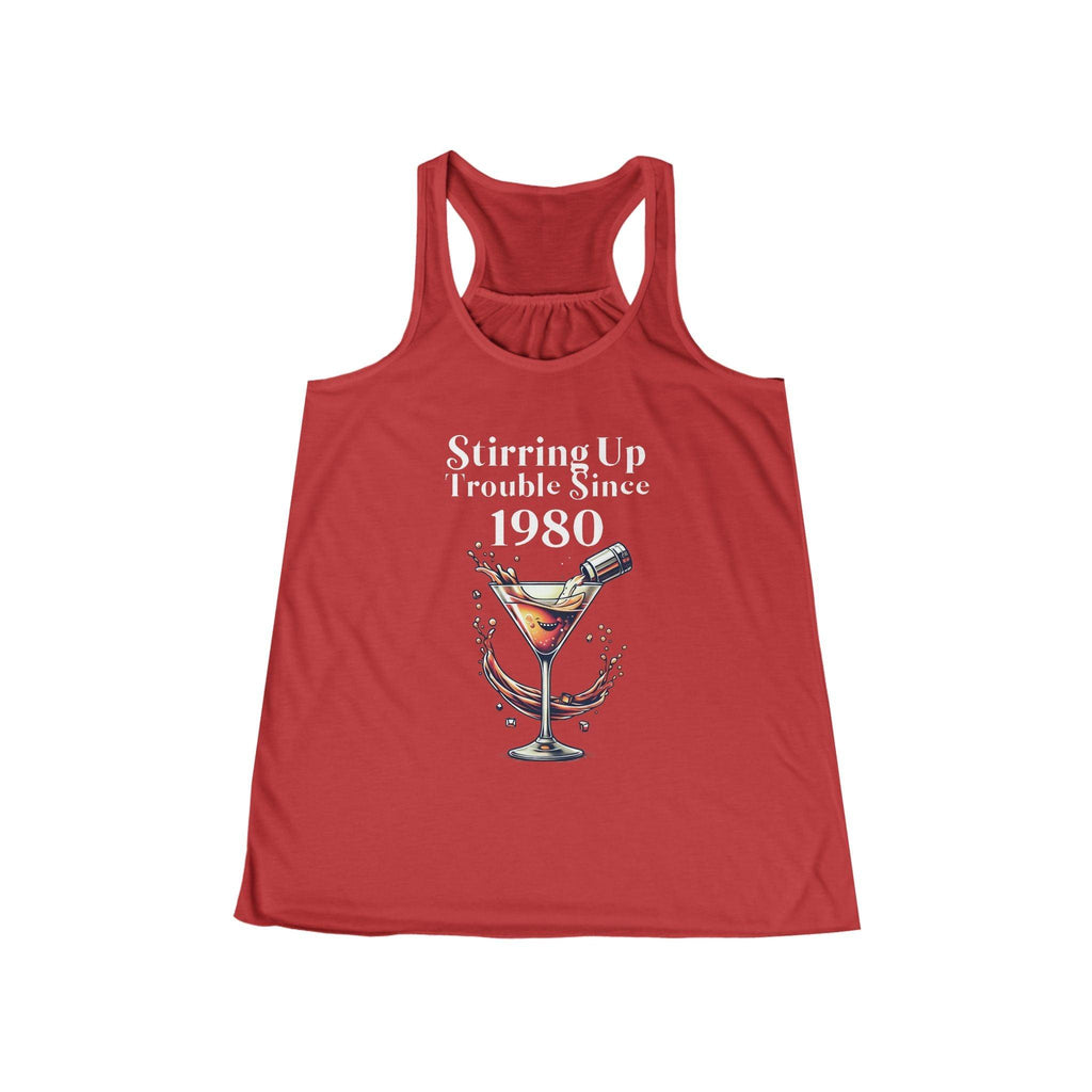 Serve Style & Sass Womens Flowy Racer Back Tank Top