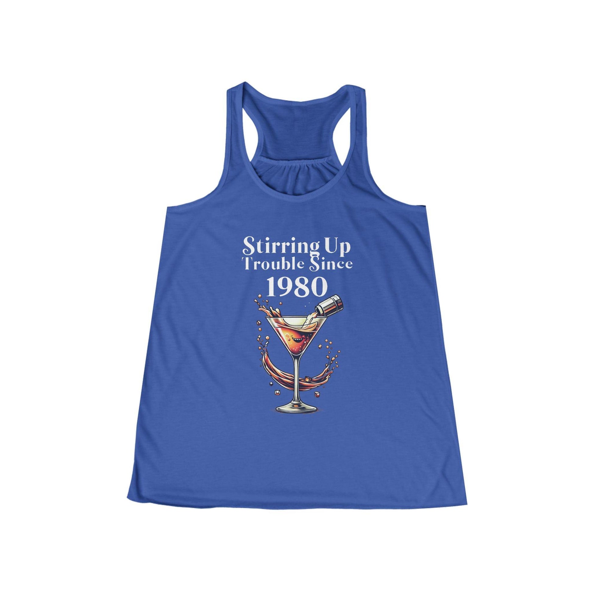 Serve Style & Sass Womens Flowy Racer Back Tank Top