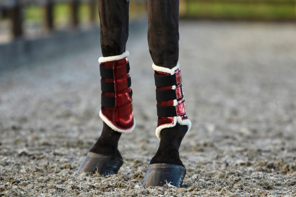 Electric Red Saddle Pad Set