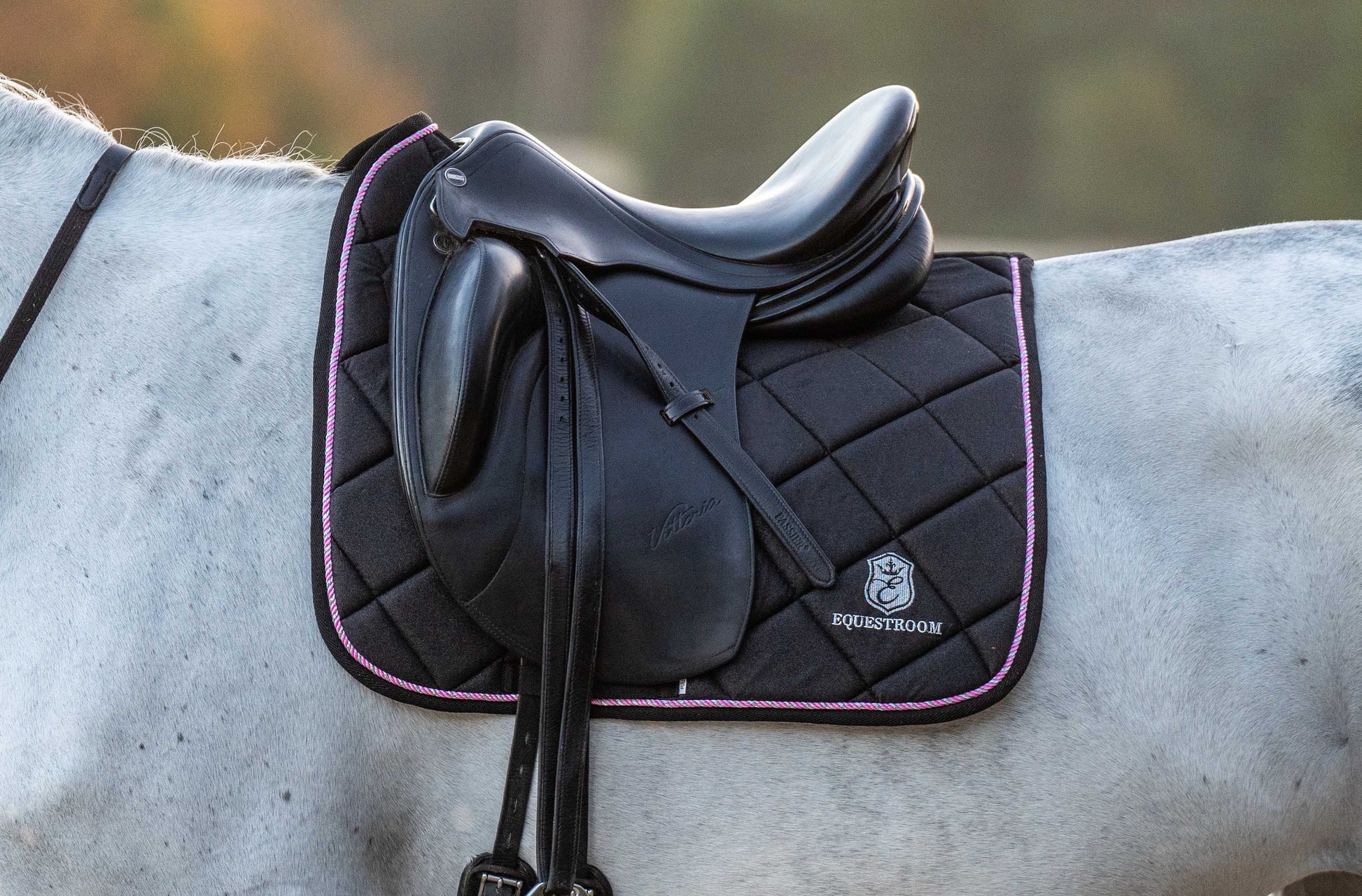 Midnight Black Saddle Pad Set