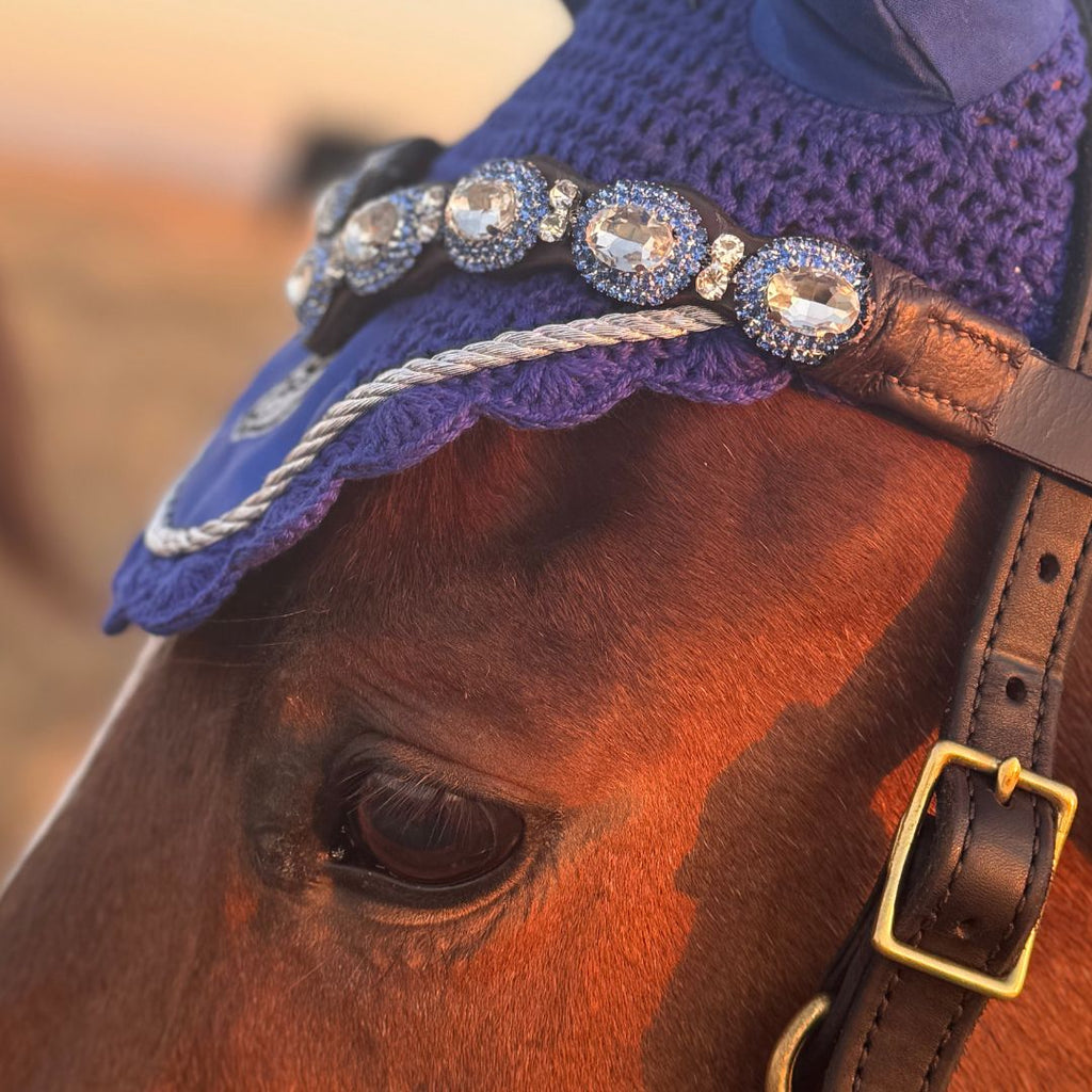 Majorelle Blue Ultra Bling Browband