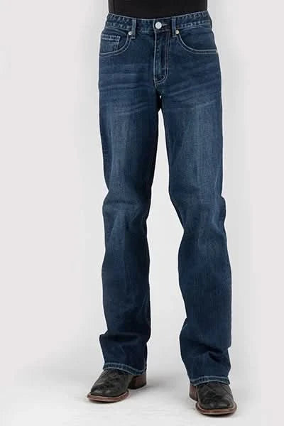 Stetson 1313 Modern Fit Stretch (Dark Wash) - Men's Jeans